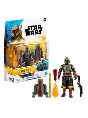2024 Star Wars 4 inch 10 cm Epic Hero Series Boba Fett Action Figure by Hasbro